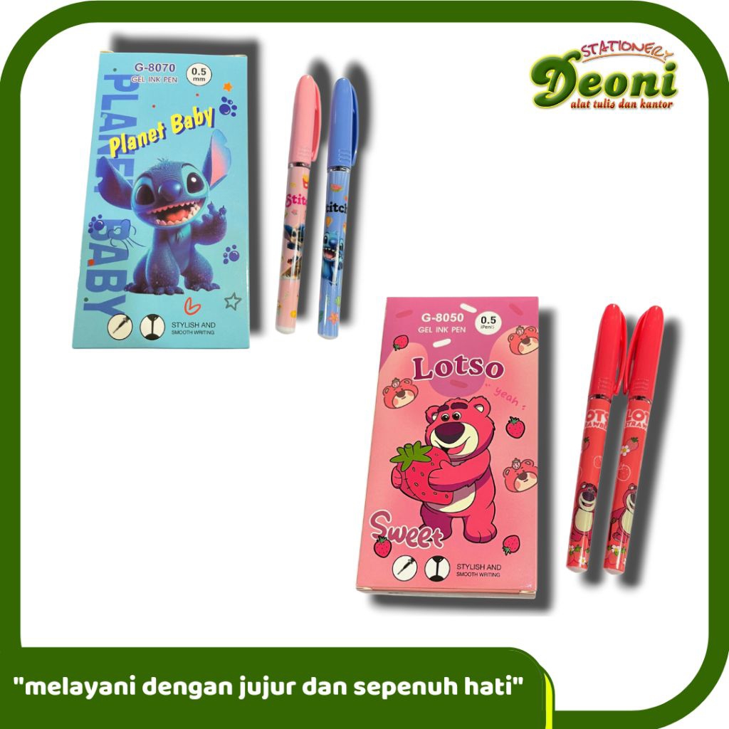 ZHIXIN Pulpen Gel Pen 0.5mm Hitam 1 lusin 3950/3919