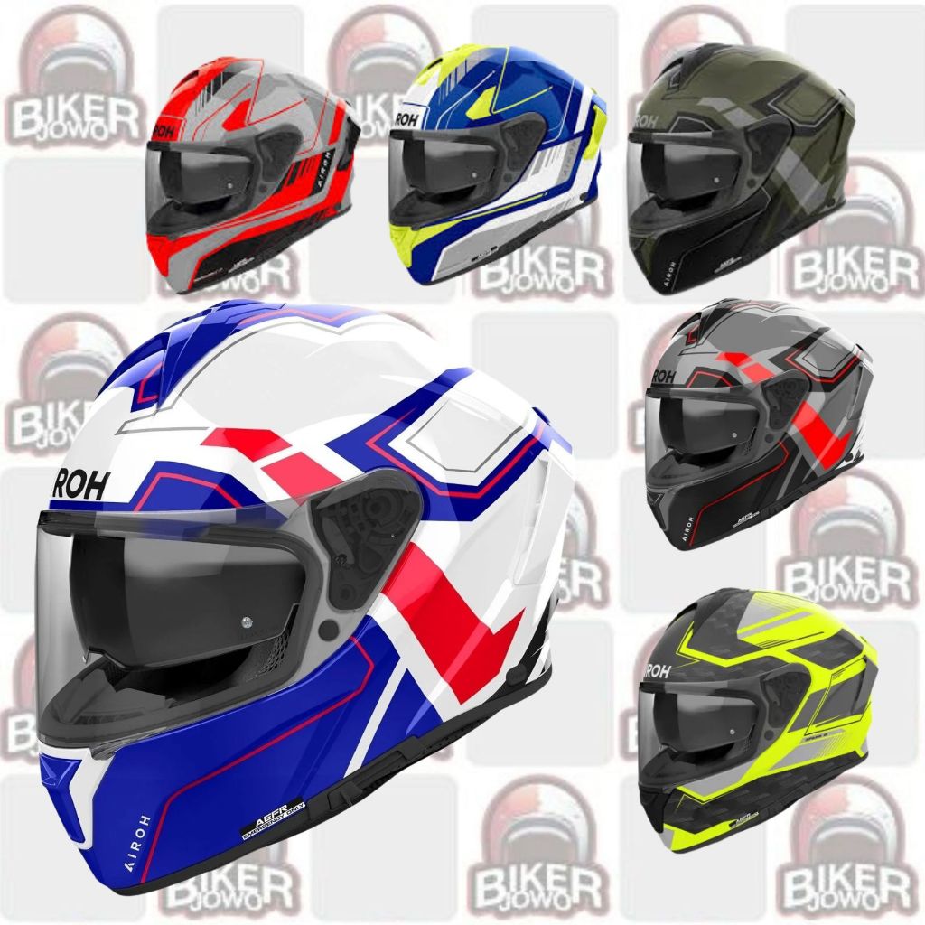 Helm Airoh Spark 2 Series Cyrcuit Black Helm Sport Fullface Touring