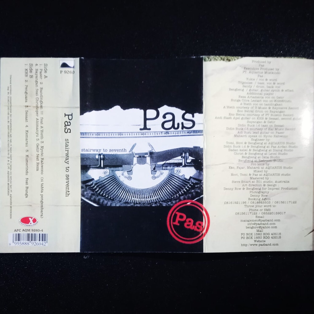 COVER KASET PAS BAND
