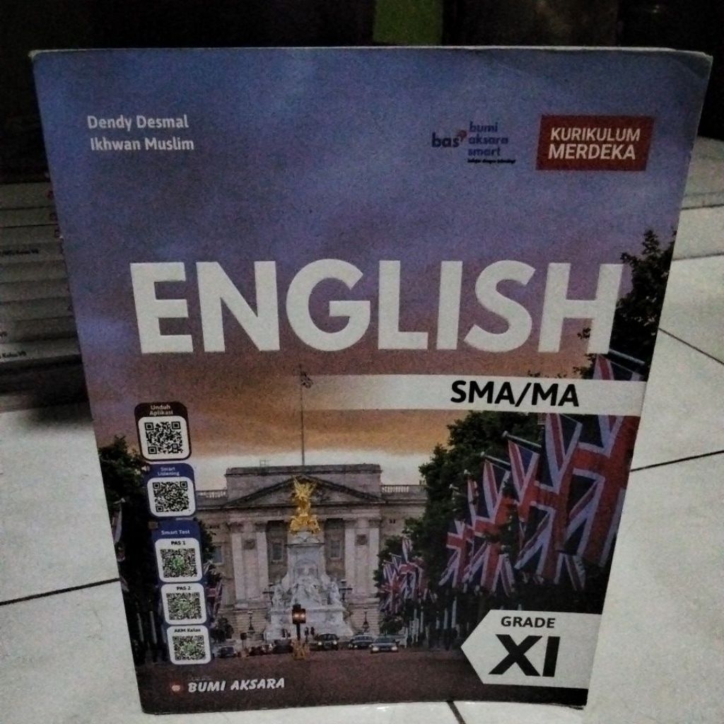 buku English kelas 11 bumi aksara kurikulum merdeka