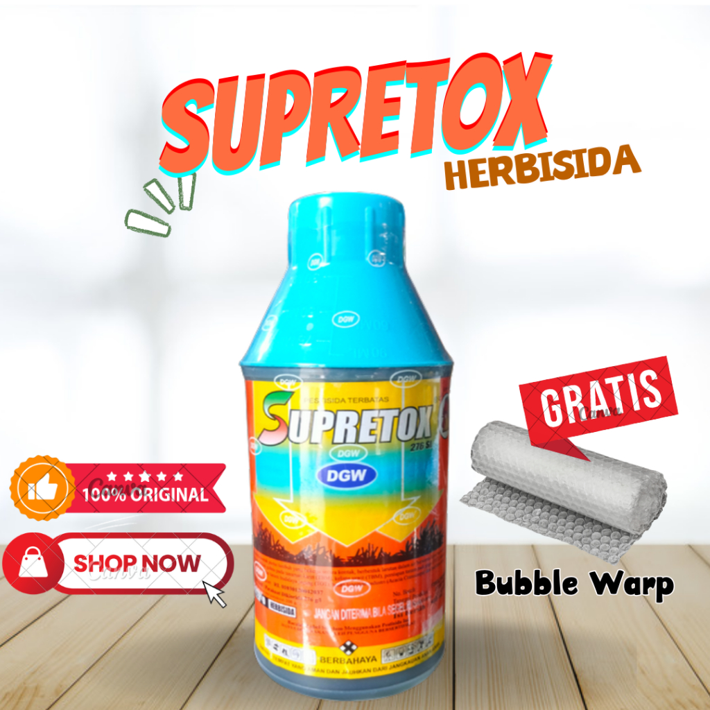 Pembasmi Gulma Rumput Liar - Hebisida Supretox Praktis Cepat Kering 500 ml