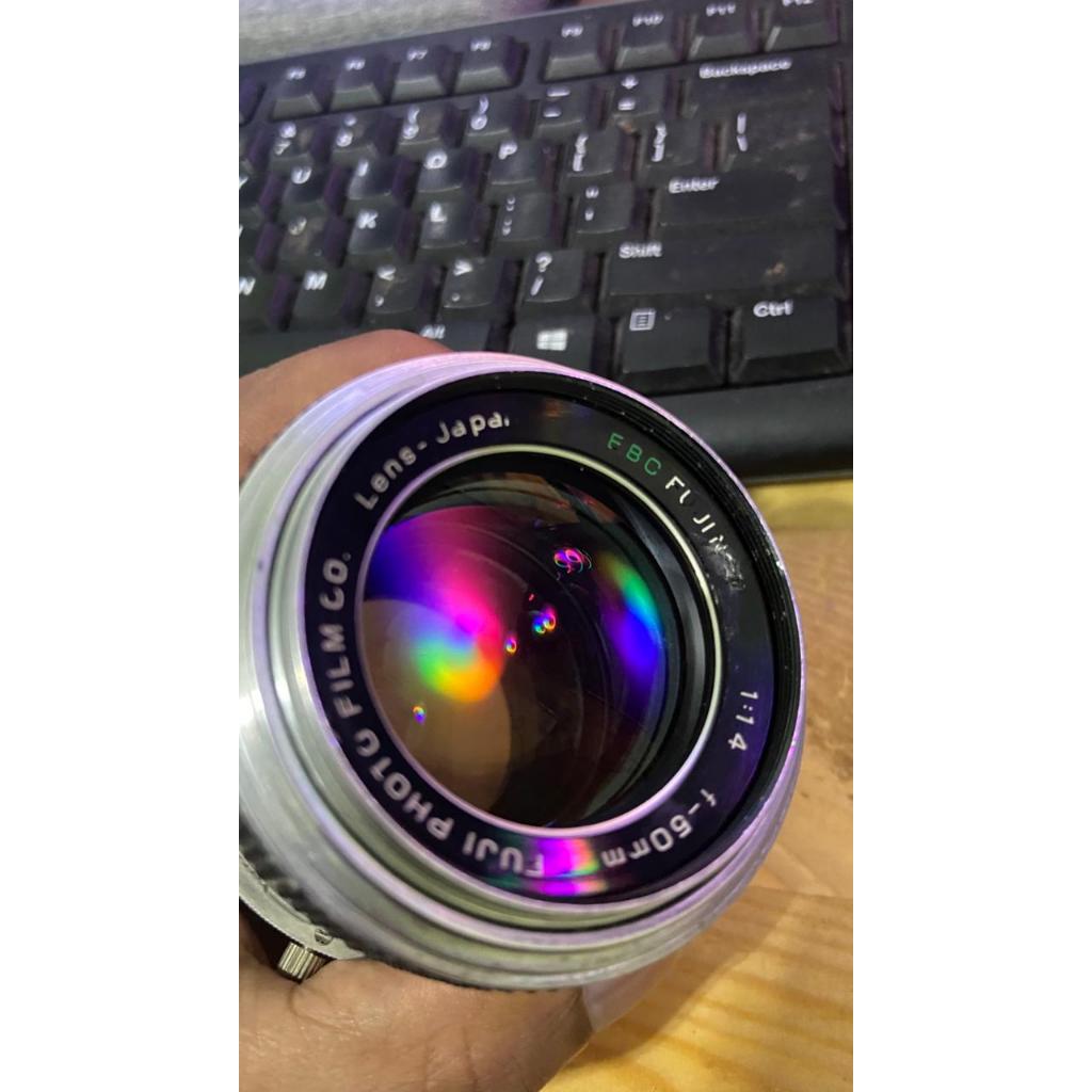 Lensa Manual EBC Fujinon 50mm F1.4 Mount Canon & Sony (2 adapter)