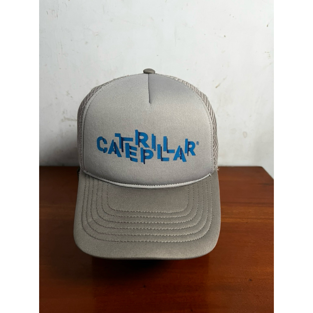 topi caterpillar trucker original second
