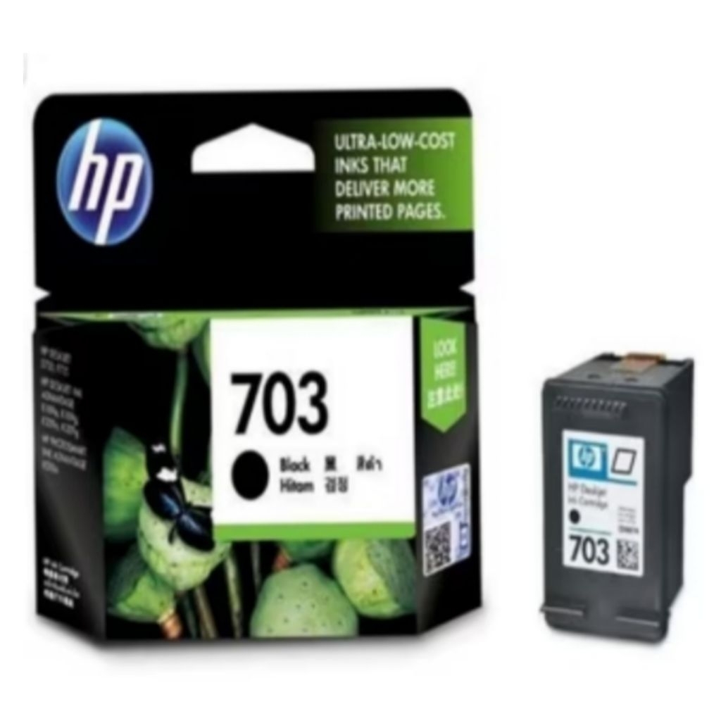 TINTA CARTRIDGE HP 703 BLACK ORIGINAL FOR Printer HP Deskjet D730, F735 All-in-One, Deskjet Ink Adva