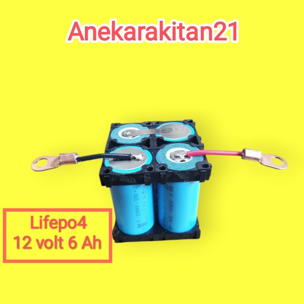 Baterai Lifepo4 12 volt 6Ah type 32700