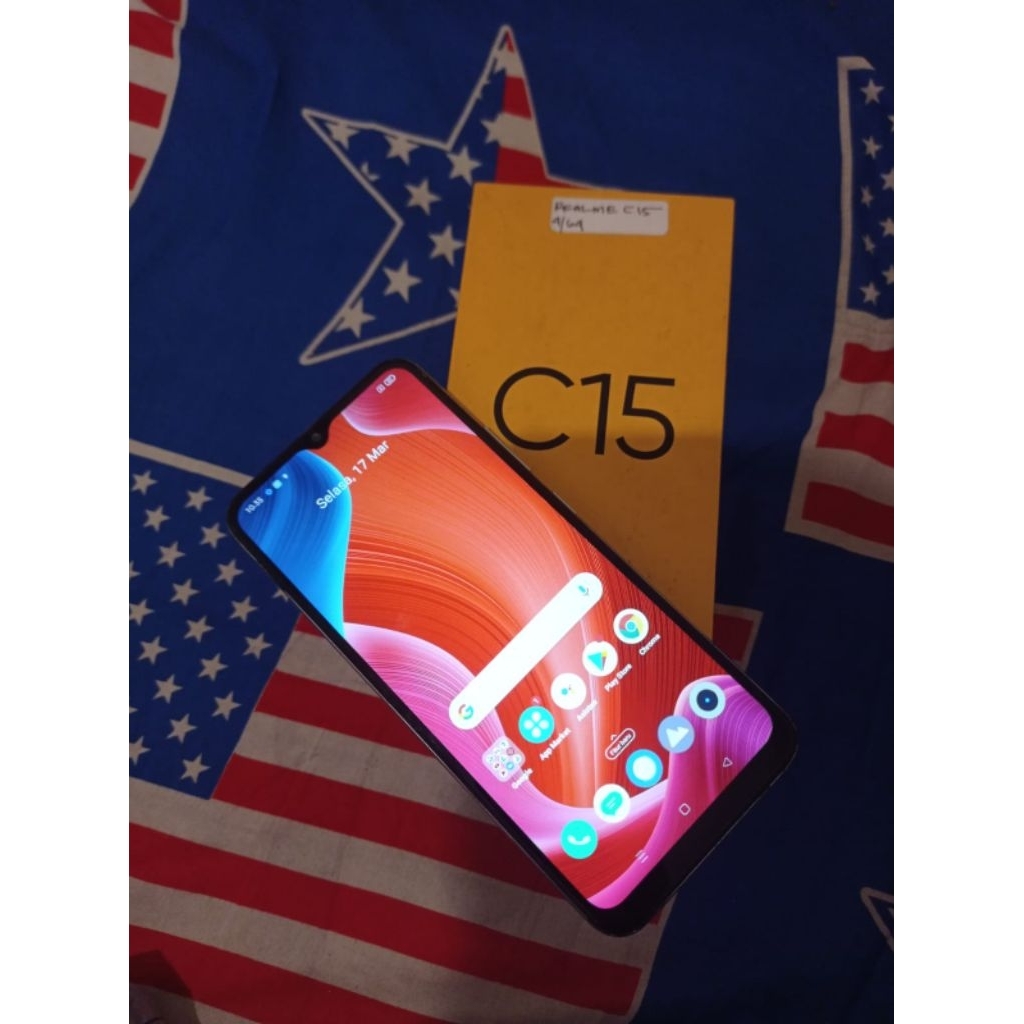 REALME C15 RAM 4 INTERNAL 64 HP+DHUS