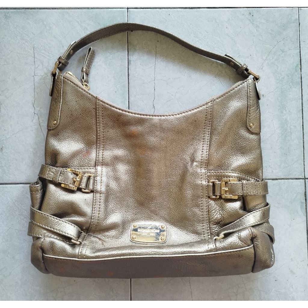 Michael Kors Gold Metallic Hobo Bag (PL)