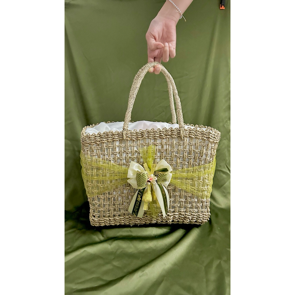 Tas Hampers Rotan Asli
