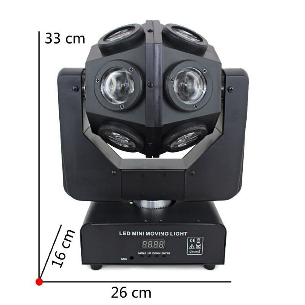 LAMPU LED Moving Head Ball 4in1