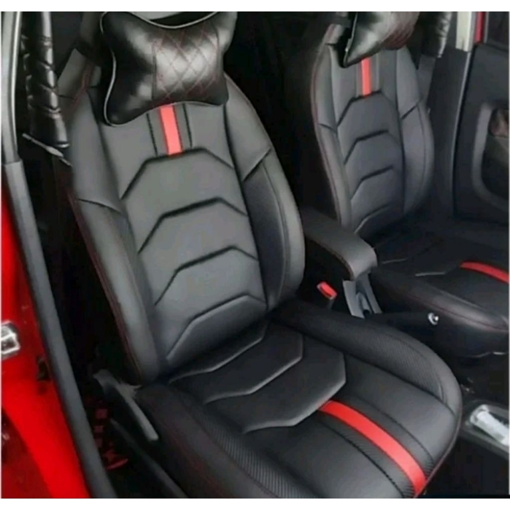 sarung jok mobil calya tahun 2016-2020 full seat tiga baris