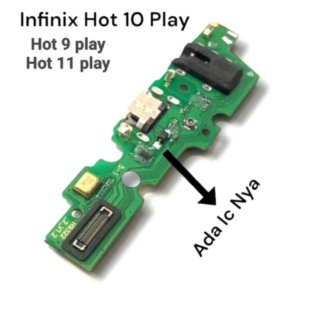 papan cas/board konektor cas infinix hot 9 play/hot 10 play/hot 11 play
