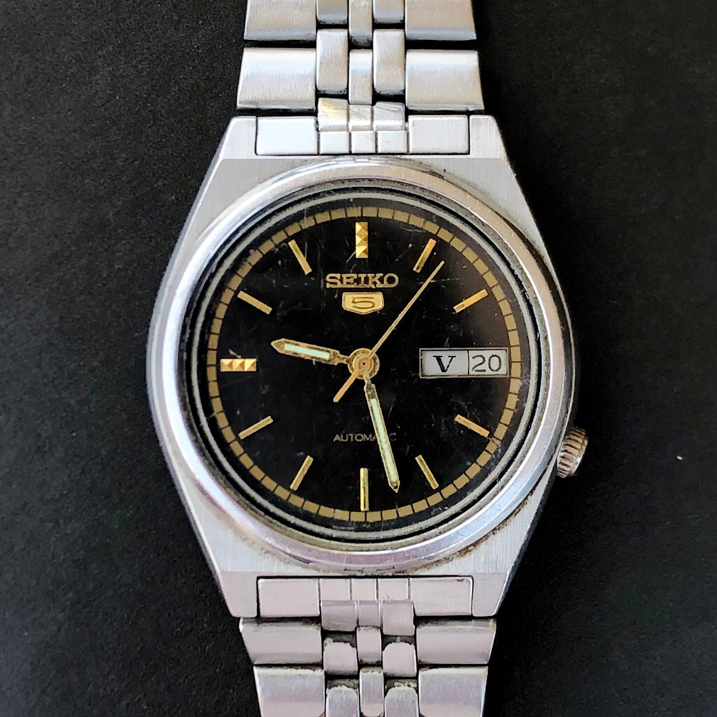 JAM TANGAN SEIKO 5 AUTOMATIC ORIGINAL JAPAN / JAM TANGAN PRIA KLASIK VINTAGE / JAMTANGAN 7S26A AUTOM