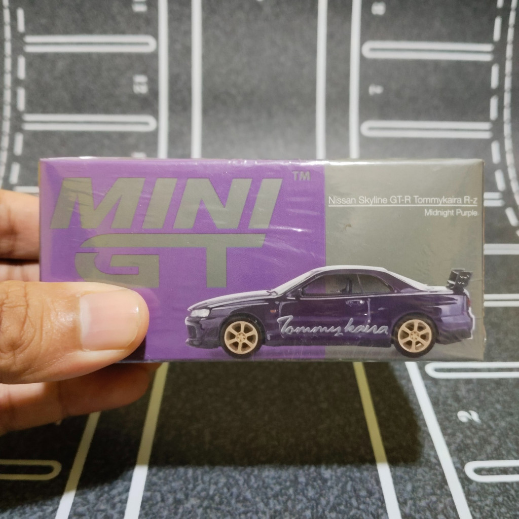 mini gt 616 nissan skyline gt r tommykaira r-z midnight purple