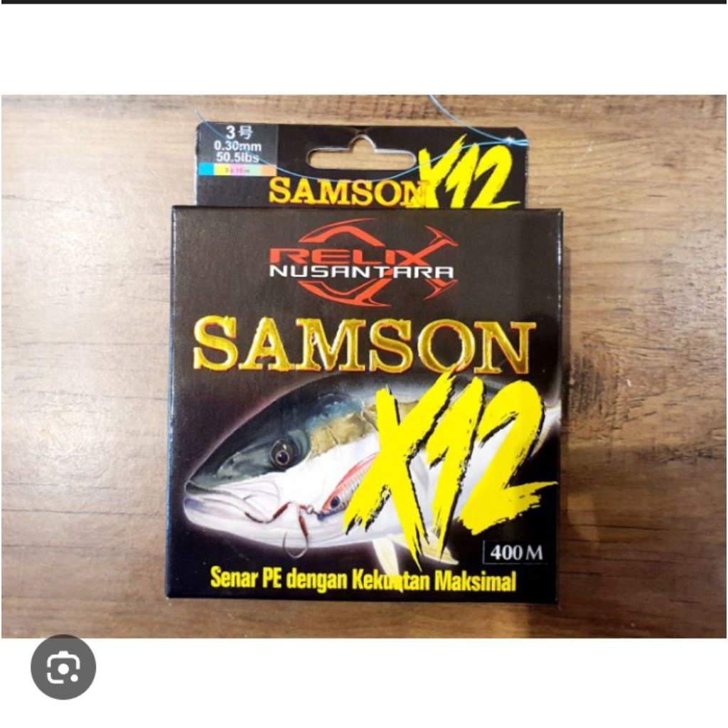PROMO Senar Pancing PE Relix Nusantara Samson X12 PE 3 Multicolour 400M