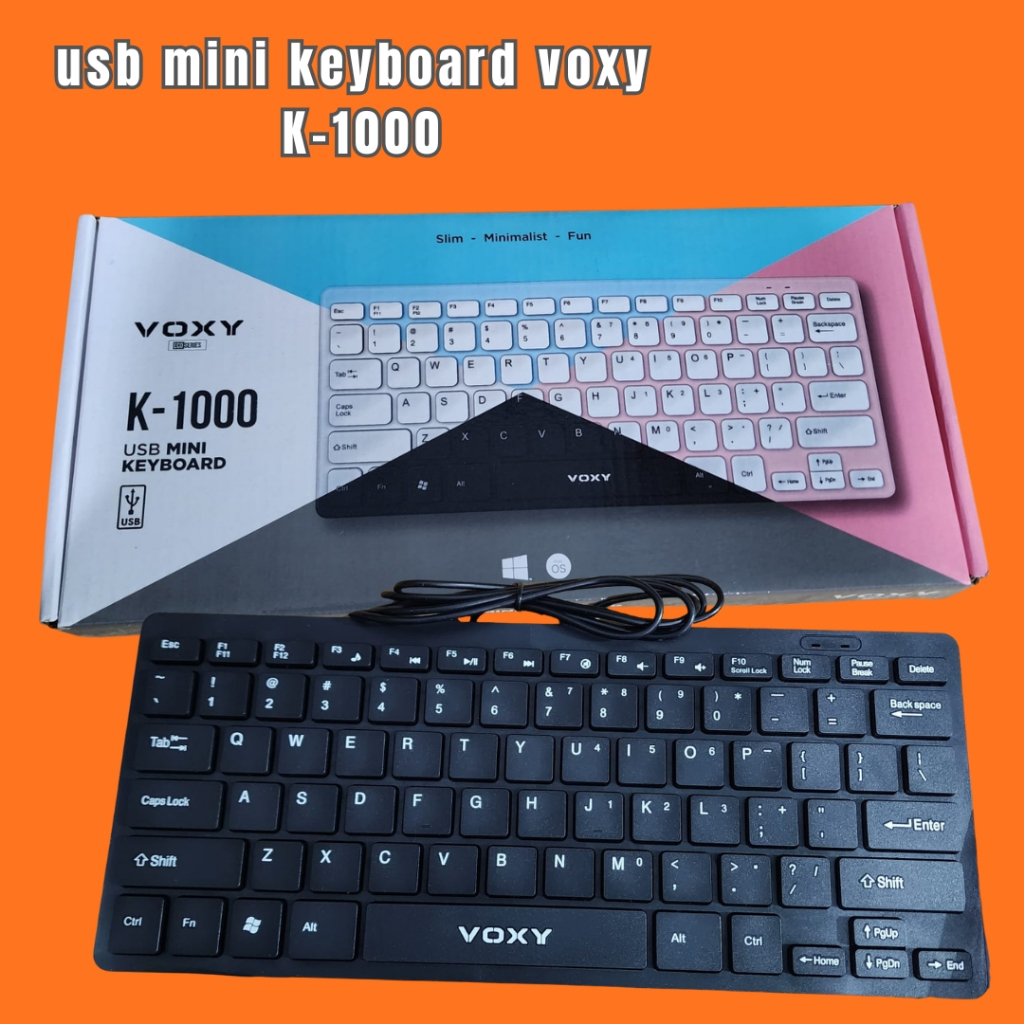 USB MINI KEYBOARD VOXY K1000 / KEYBOARD LAPTOP / KEYBOARD PC / KEYBOARD MINI