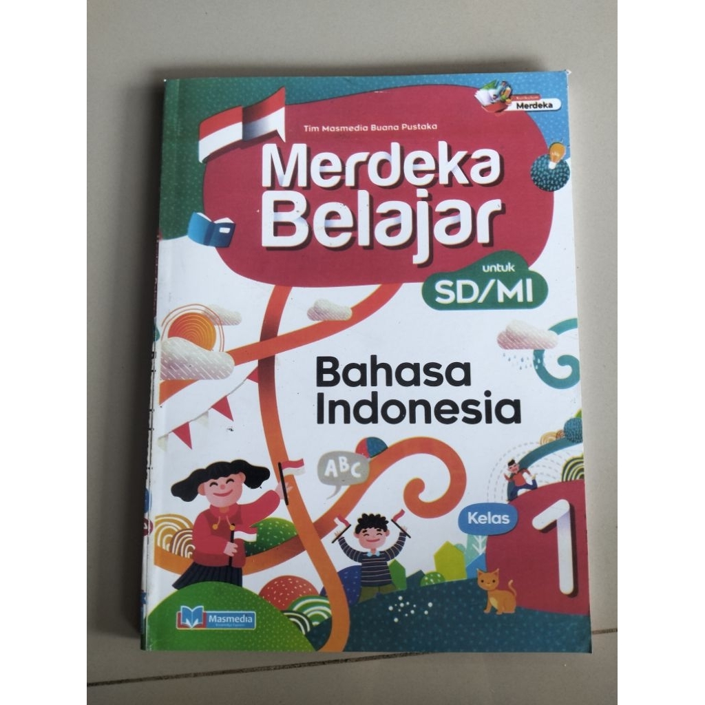 buku bahasa Indonesia kelas 1 SD masmedia