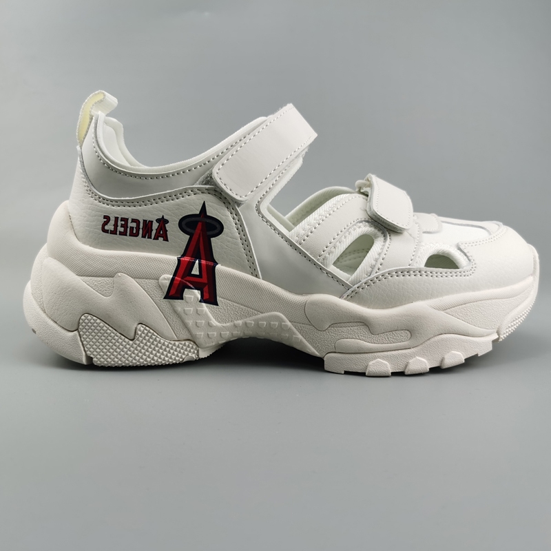 Sepatu MLB Wanita pria Sandal MLB A Los Angeles Angels olahraga tebal pria Wanita MLBBig Ball Chunky