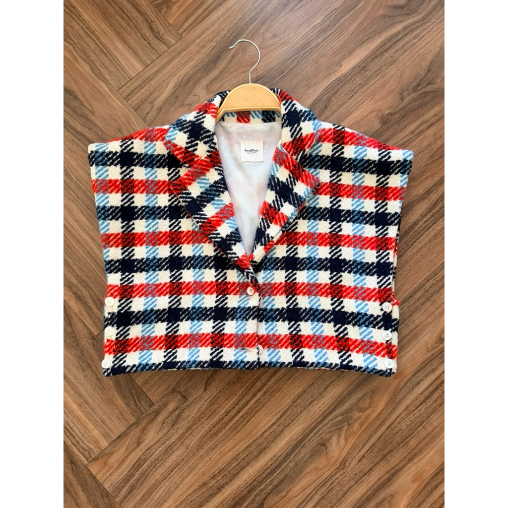 [ PRELOVED VVGC ] Love and flair tweed vest