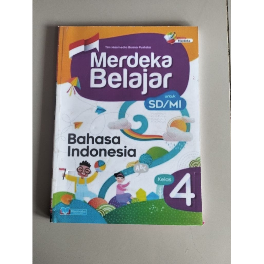 buku bahasa Indonesia kelas 4 SD masmedia
