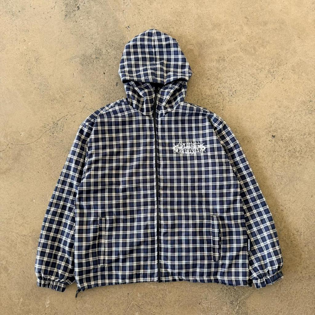 Plaid Jacket - Flut Worldwide MVP Plaid Jacket Navy