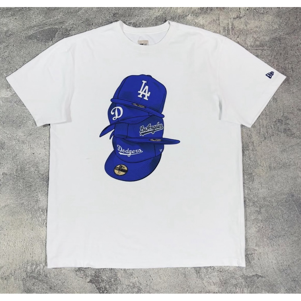 (FREE PAPPER BAG) TSHIRT MLB TOPI MLB WHITE NY PREMIUM