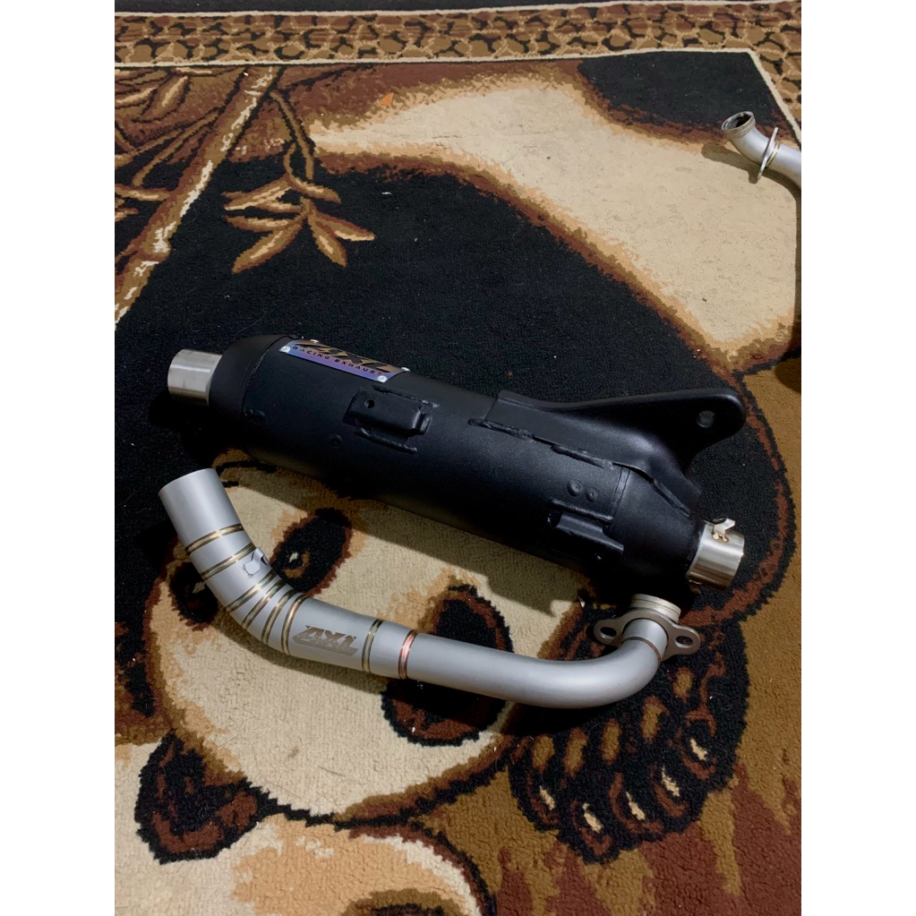 KNALPOT STANDAR RACING MIO HEAD MG RACING BY AXL RACING EXHAUST