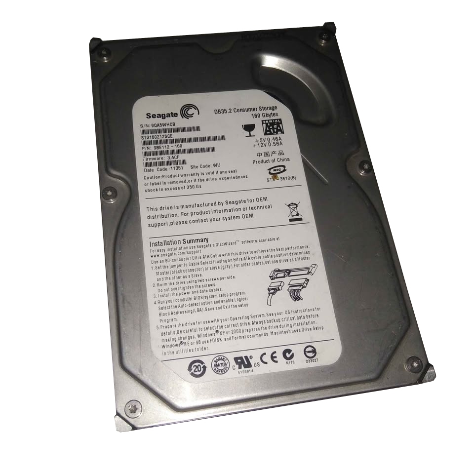 HARDISK PC SEAGATE 160 GB