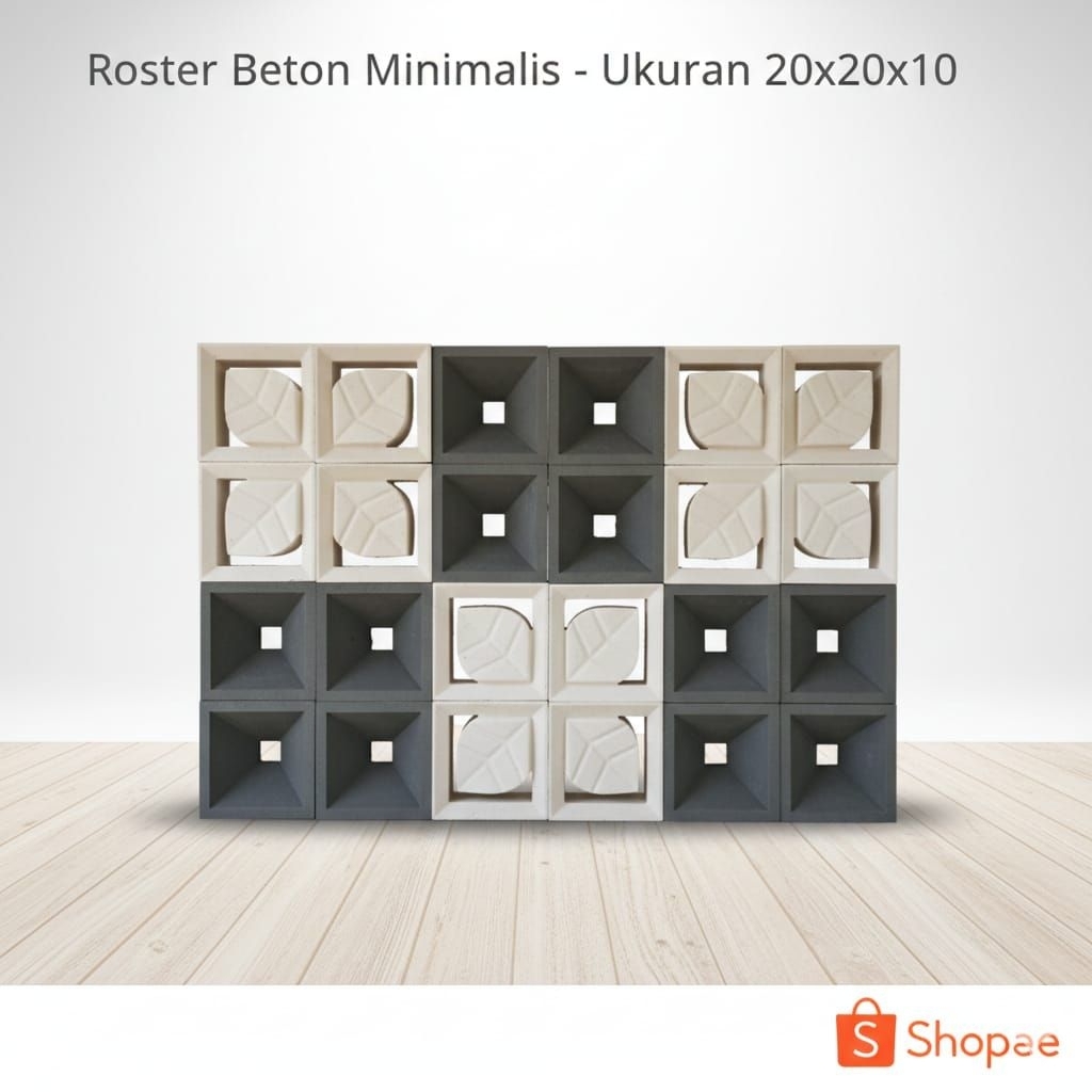 PAGAR RUMAH ROSTER BETON MINIMALIS ROASTER BETON LOSTER MINIMALIS pagar rumah hiyasan rumah lubang a