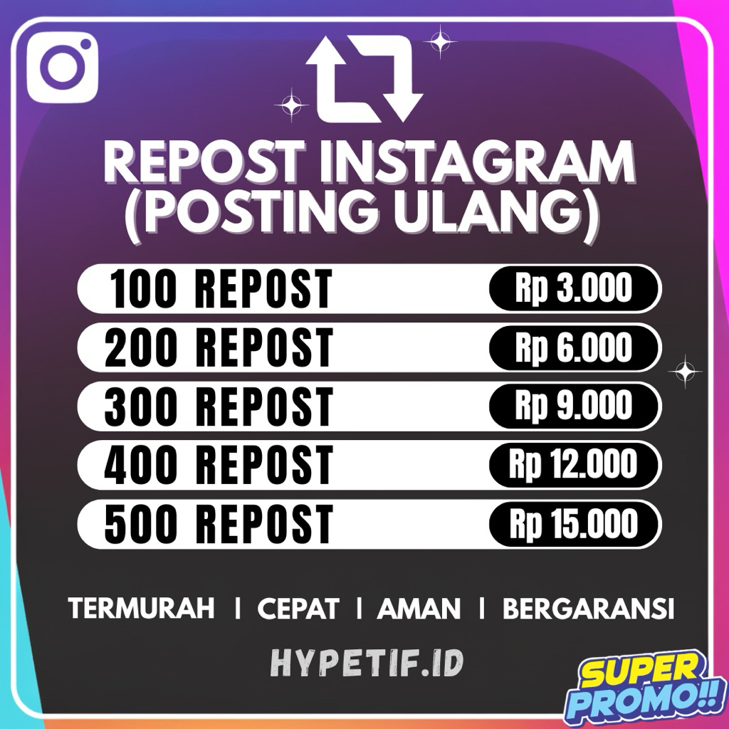 Repost Instagram | Posting Ulang Feeds & Reels Instagram