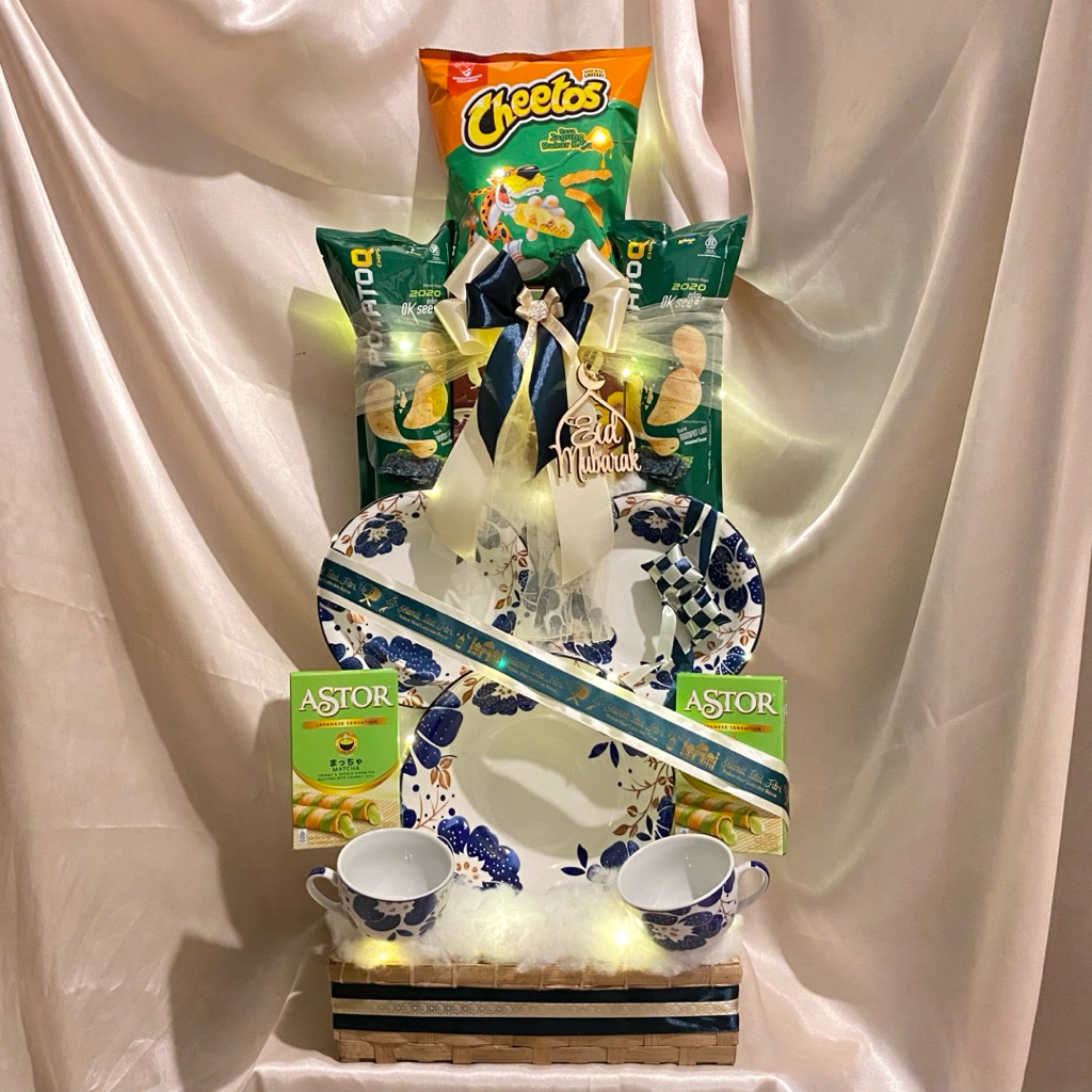 Parcel Piring Lebaran | Parcel Piring Idul Fitri | Parcel Tower