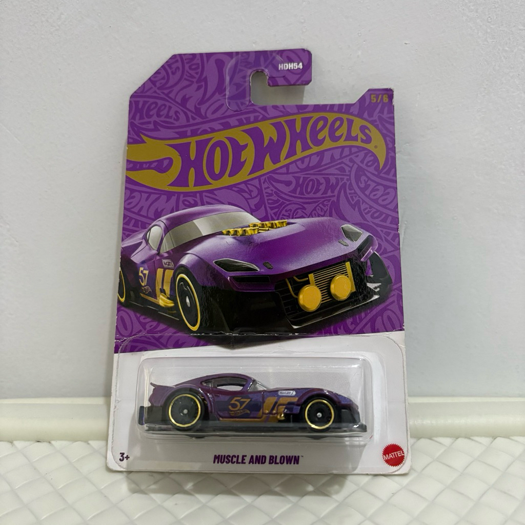Hot Wheels Muscle and Blown Purple and Gold Series