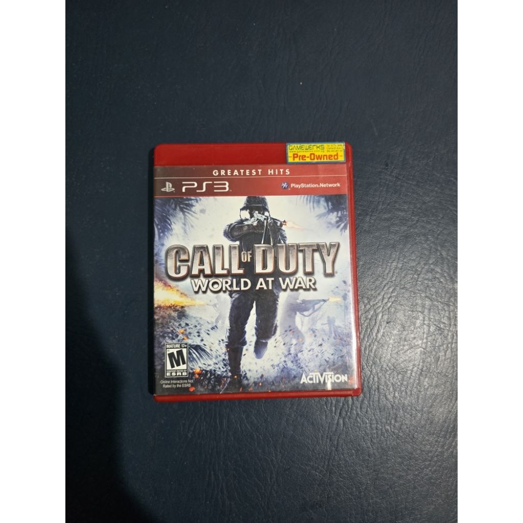 BD Kaset Game PS3 Call of Duty World at War