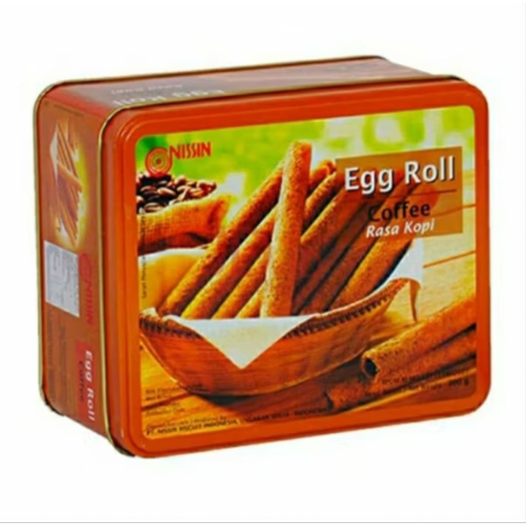 NISSIN Egg Roll Coffe Kotak 300 gr
