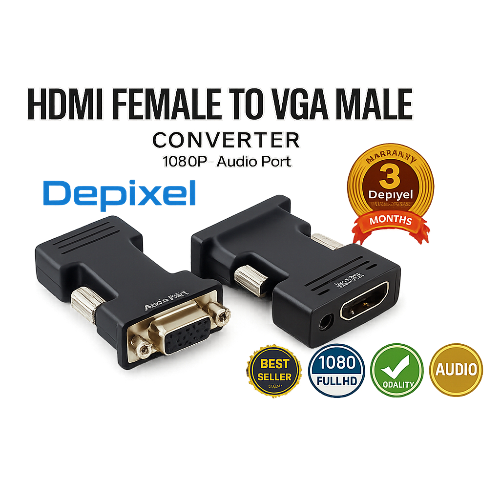 Converter HDMI to VGA Konverter Adaptor 