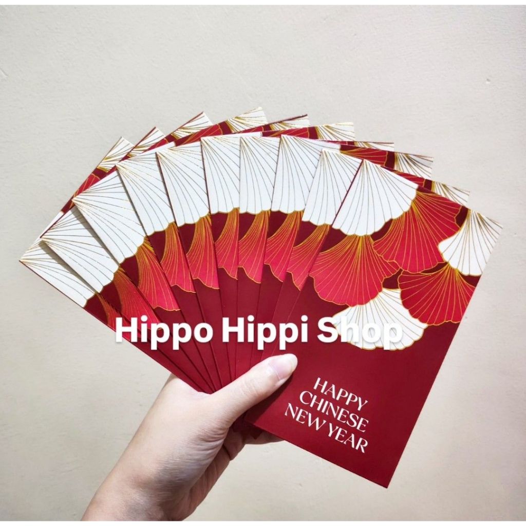 [New] Set Kertas Angpao Angpau Merah Imlek Bank BCA OCBC HSBC Mega DBS