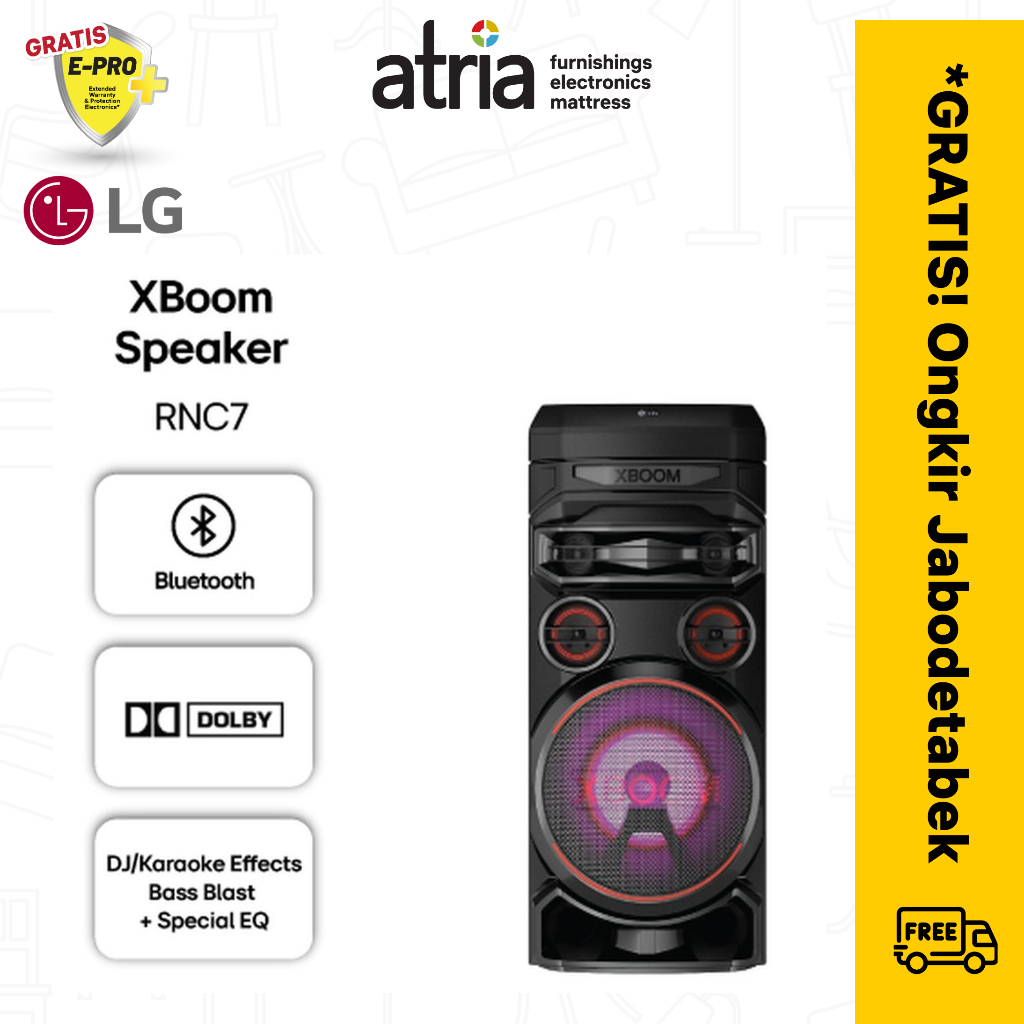 LG XBOOM Bluetooth Speaker - Karaoke Party Speaker - Super Bass