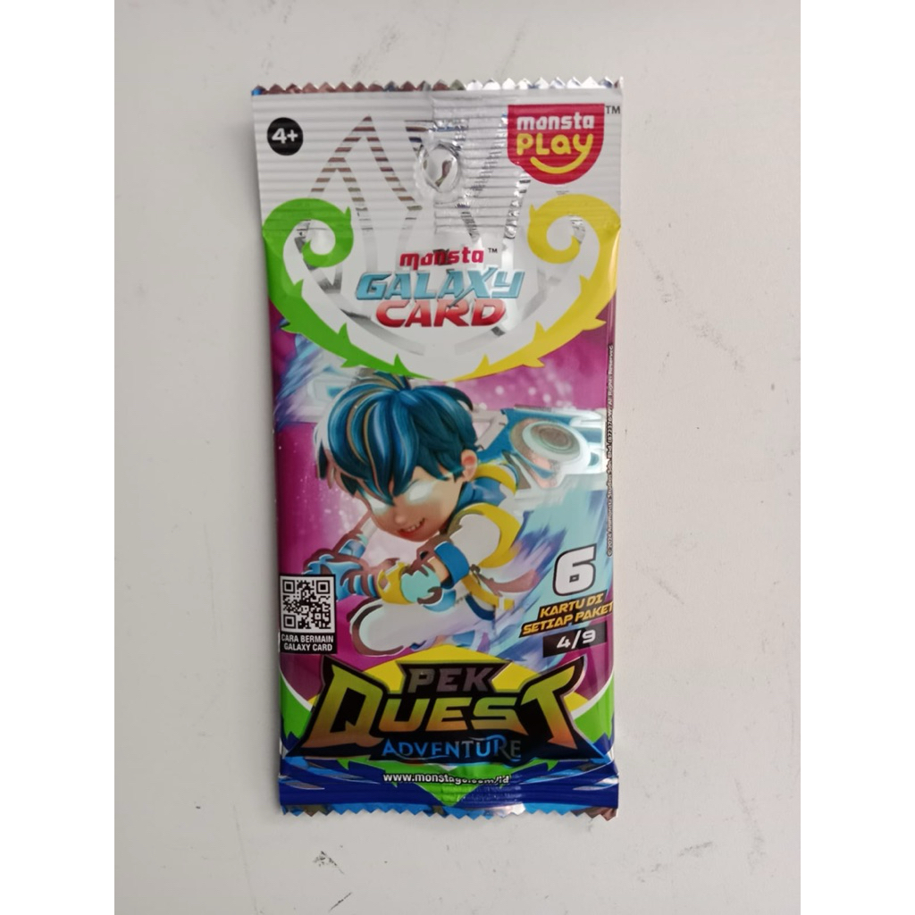 monsta galaxy card pek quest adventure sr boboiboy beliung