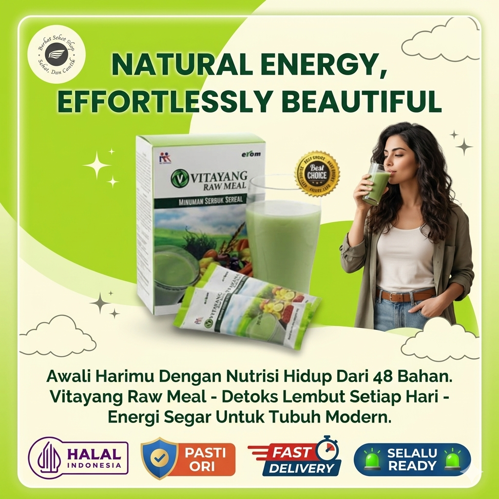 Suplemen Detox & Diet Pelangsing Vitayang Raw Meal KK Indonesia Raw Food Made In Korea