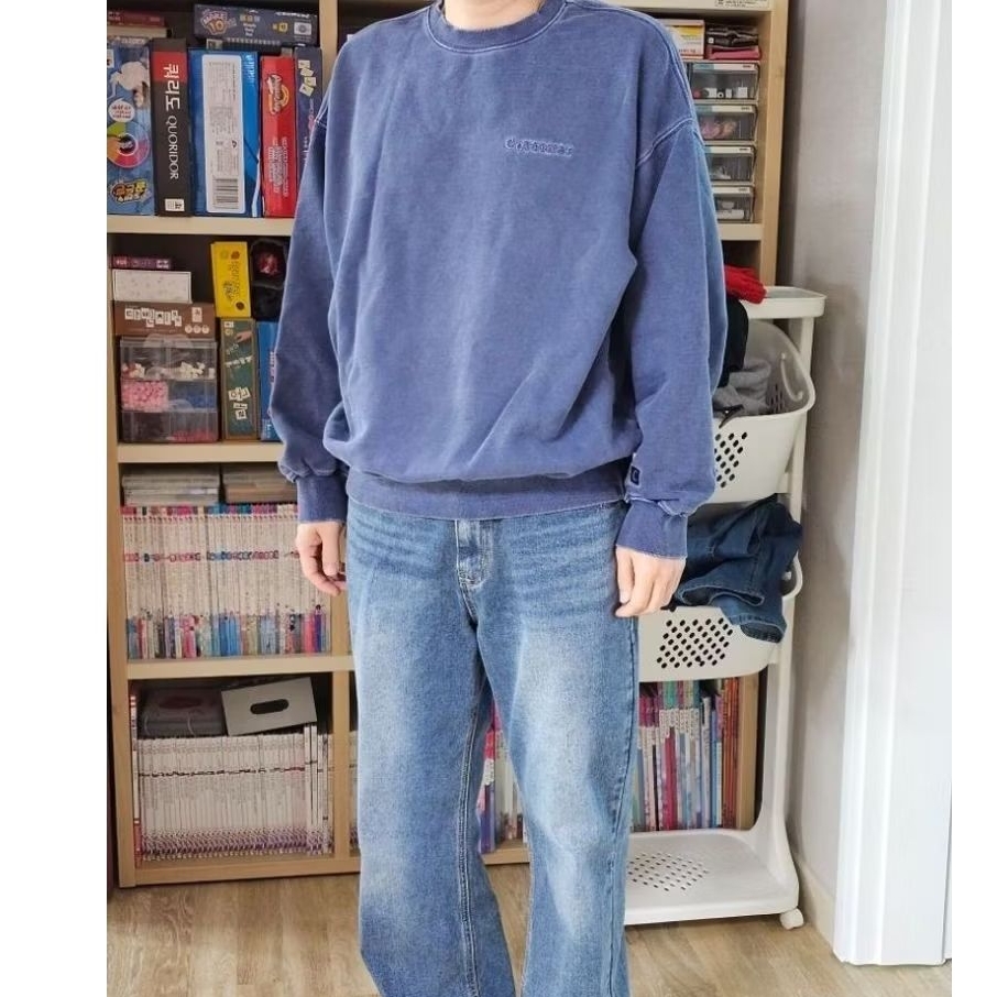 Sweater Covernat Indigo Wash Oversize