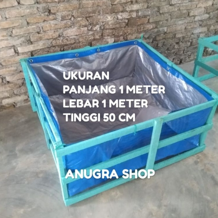 Terpal Kolam Ikan 100x100x50 A5 Kolam Terpal Budidaya