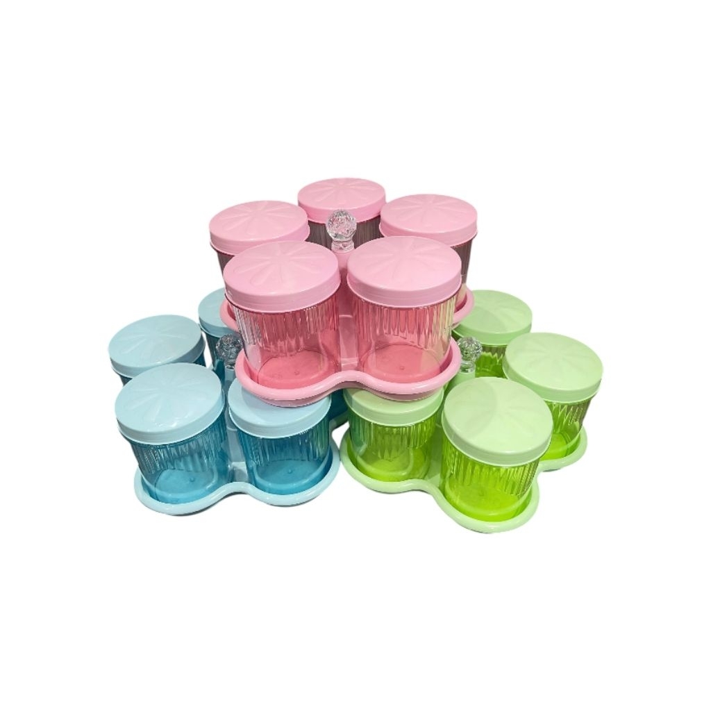 Toples Set 5 + Nampan | Nampan Toples Lebaran | Toples Multifungsi