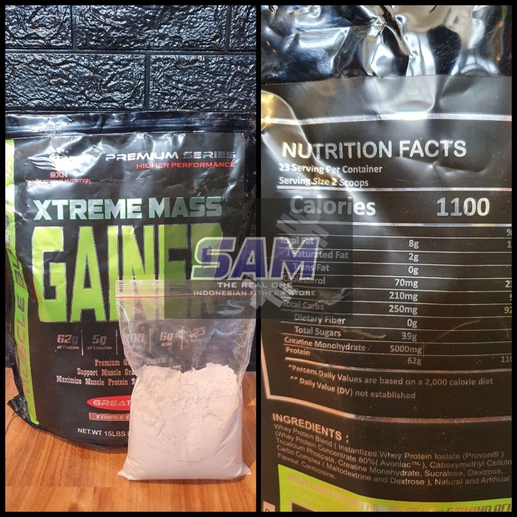 Suplemen Fitness BXN Xtreme Mass Gainer 1 lb