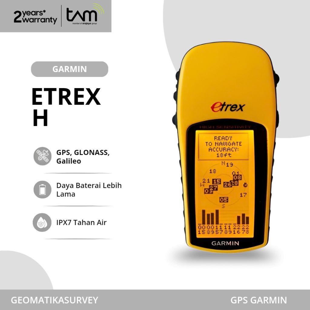 Gps Garmin Etrex H Bekas