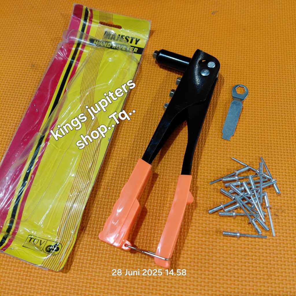 RIVET + 20PC MATA TANG RIPET RIVERTER RIFET dapat paku 20 pc TANG RIVET RIFET RIPET ALAT RIFET