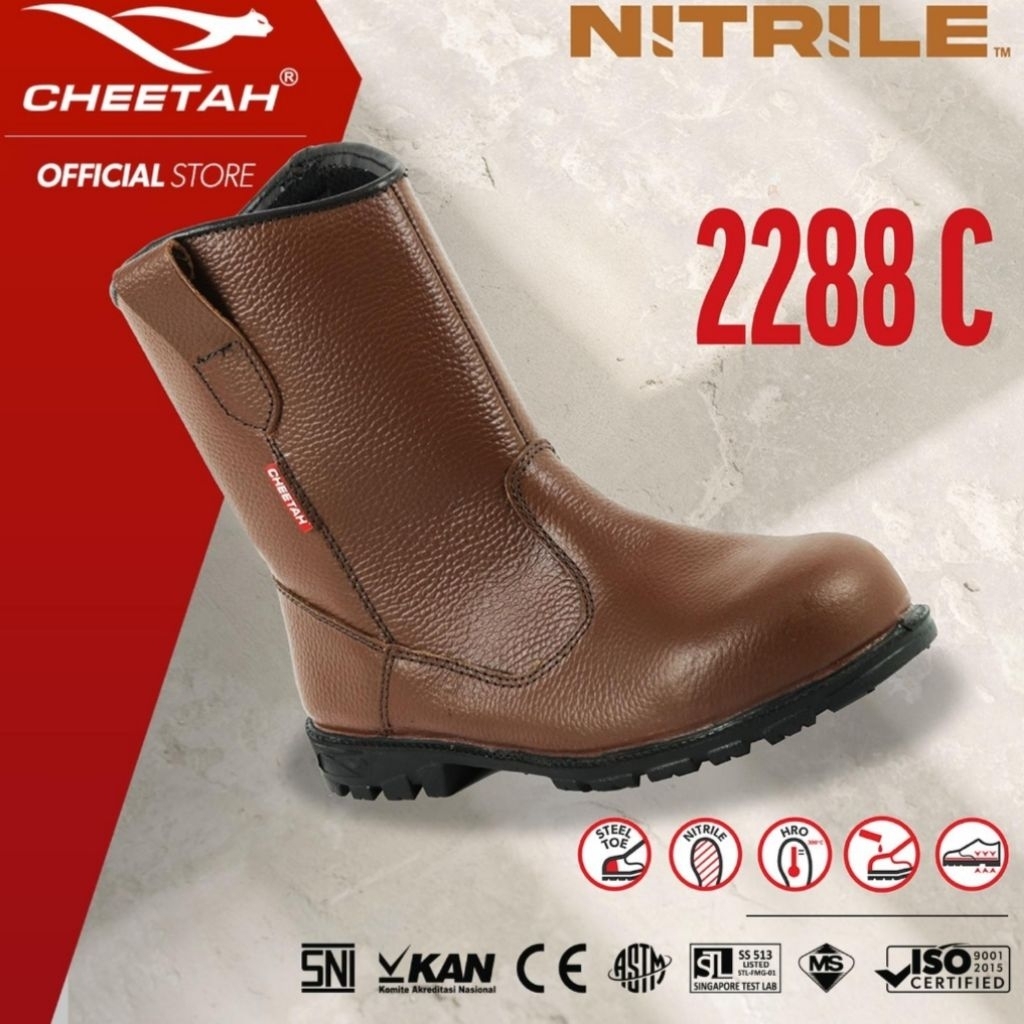 SAFETY SHOES CHEETAH / SEPATU SAFETY CHEETAH 2288C.