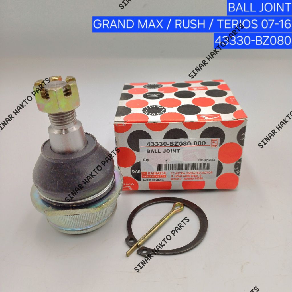 [43330-BZ080-000] - BALL JOINT JOINT BALL RUSH/ GRAND MAX / TERIOS 07-16 ORI