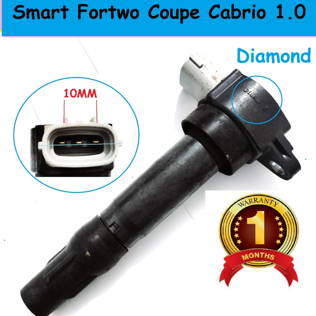 Coil Smart 451 Fortwo Coupe Cabrio 1.0 FK0319 1832A028 Diamond FK0343 MN195805 Ignition Koil Duta