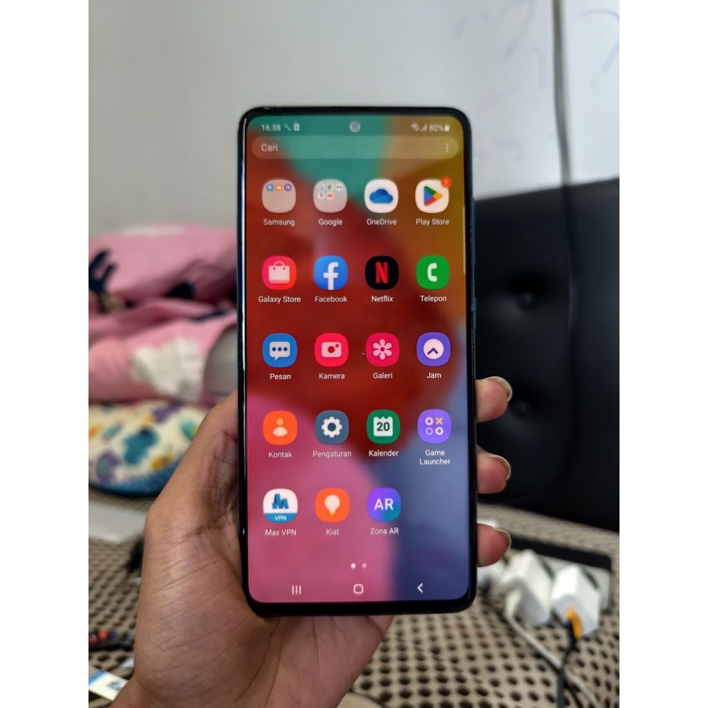 spartpart Lcd + Frame Samsung A51 Ori Copotan Amoled Mulus