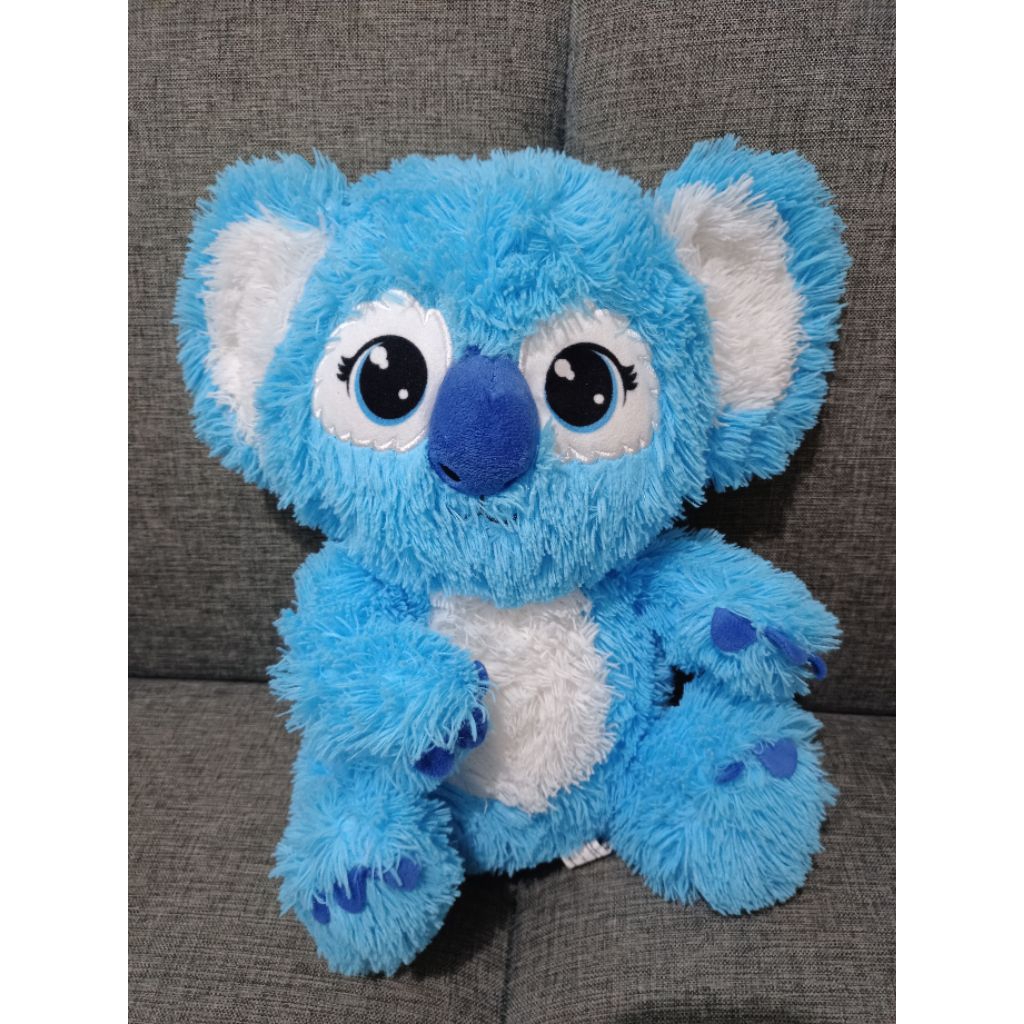 Boneka koala biru besar 35 cm