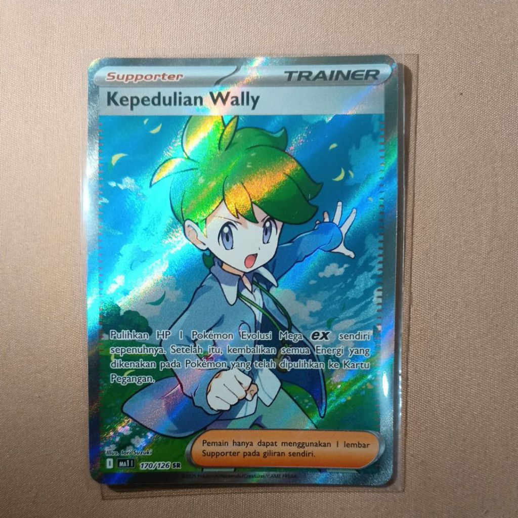 Kepedulian Wally SR 170/126 – Trainer Pokémon TCG Indonesia Holo